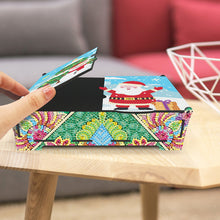 Load image into Gallery viewer, Wooden Christmas DIY Diamond Painting Jewelry Display Box for Rings Bracelets
