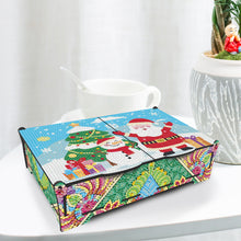 Load image into Gallery viewer, Wooden Christmas DIY Diamond Painting Jewelry Display Box for Rings Bracelets
