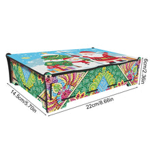Load image into Gallery viewer, Wooden Christmas DIY Diamond Painting Jewelry Display Box for Rings Bracelets
