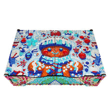 Load image into Gallery viewer, Wooden Gingerbread Man Diamond Painting Jewelry Display Box for Rings Bracelets
