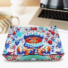 Load image into Gallery viewer, Wooden Gingerbread Man Diamond Painting Jewelry Display Box for Rings Bracelets
