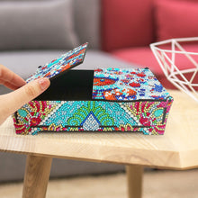 Load image into Gallery viewer, Wooden Gingerbread Man Diamond Painting Jewelry Display Box for Rings Bracelets
