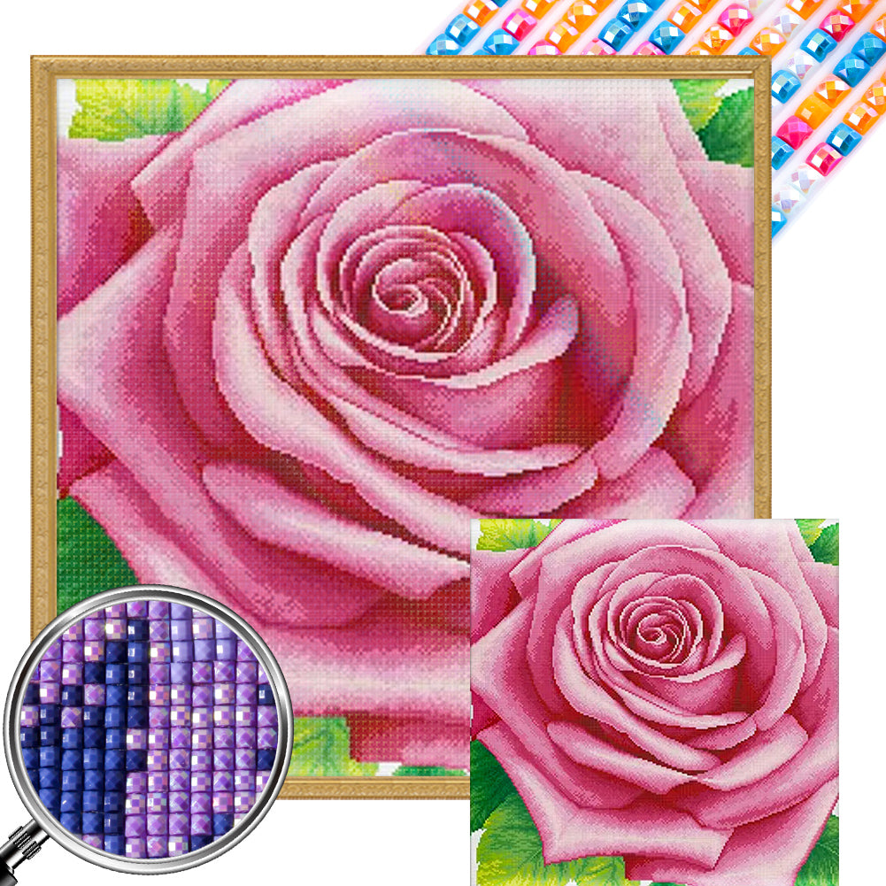 AB Diamond Painting - Full Square - Blooming roses (45*45CM)