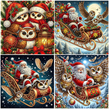 Load image into Gallery viewer, 4pcs Partial Special Diamond Painting Set - Christmas series (30*30CM)
