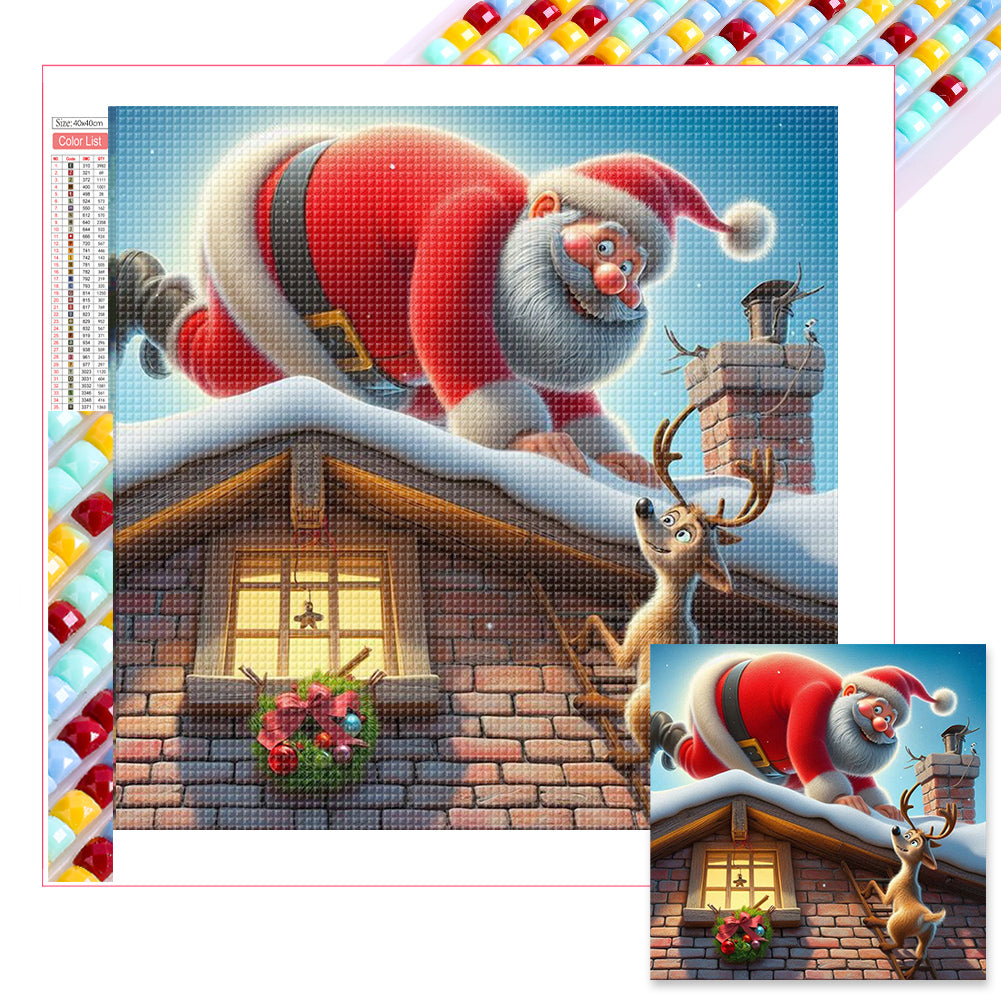 Diamond Painting - Full Square - Santa Claus (40*40CM)