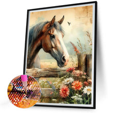 Load image into Gallery viewer, Diamond Painting - Full Round - Farm horse (30*40CM)
