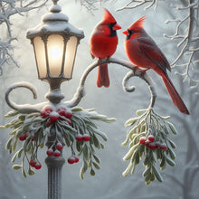 Load image into Gallery viewer, Diamond Painting - Full Round - Winter bird (40*40CM)
