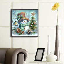 Load image into Gallery viewer, Diamond Painting - Full Round - Winter snowman (40*40CM)
