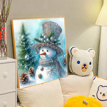 Load image into Gallery viewer, Diamond Painting - Full Round - Winter snowman (40*40CM)
