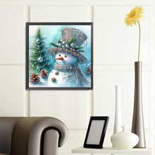 Load image into Gallery viewer, Diamond Painting - Full Round - Winter snowman (40*40CM)
