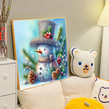 Load image into Gallery viewer, Diamond Painting - Full Round - Winter snowman (40*40CM)

