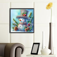 Load image into Gallery viewer, Diamond Painting - Full Round - Winter snowman (40*40CM)
