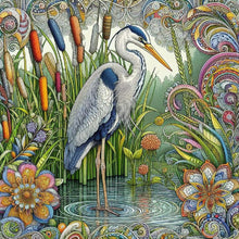 Load image into Gallery viewer, Diamond Painting - Full Round - Egret (40*40CM)
