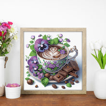 Load image into Gallery viewer, Diamond Painting - Partial Special Shaped - Good time and leisurely coffee break (30*30CM)
