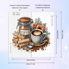 Load image into Gallery viewer, Diamond Painting - Partial Special Shaped - Good time and leisurely coffee break (30*30CM)
