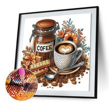 Load image into Gallery viewer, Diamond Painting - Partial Special Shaped - Good time and leisurely coffee break (30*30CM)
