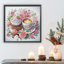 Load image into Gallery viewer, Diamond Painting - Partial Special Shaped - Good time and leisurely coffee break (30*30CM)
