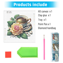 Load image into Gallery viewer, Diamond Painting - Partial Special Shaped - Good time and leisurely coffee break (30*30CM)

