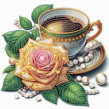 Load image into Gallery viewer, Diamond Painting - Partial Special Shaped - Good time and leisurely coffee break (30*30CM)
