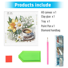 Load image into Gallery viewer, Diamond Painting - Partial Special Shaped - Good time and leisurely coffee break (30*30CM)
