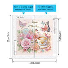 Load image into Gallery viewer, Diamond Painting - Partial Special Shaped - Good time and leisurely coffee break (30*30CM)
