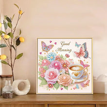 Load image into Gallery viewer, Diamond Painting - Partial Special Shaped - Good time and leisurely coffee break (30*30CM)
