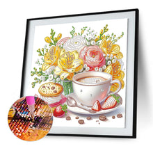Load image into Gallery viewer, Diamond Painting - Partial Special Shaped - Good time and leisurely coffee break (30*30CM)
