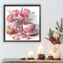 Load image into Gallery viewer, Diamond Painting - Partial Special Shaped - Good time and leisurely coffee break (30*30CM)
