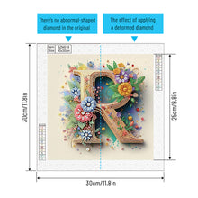 Load image into Gallery viewer, Diamond Painting - Partial Special Shaped - R (30*30CM)
