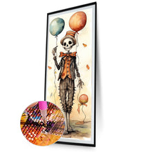 Load image into Gallery viewer, Diamond Painting - Full Round - Skull with balloon (30*70CM)
