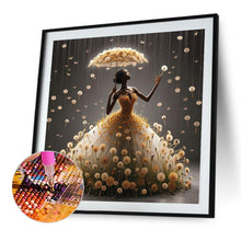 Load image into Gallery viewer, Diamond Painting - Full Round - Dandelion and dancing girl (40*40CM)
