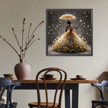Load image into Gallery viewer, Diamond Painting - Full Round - Dandelion and dancing girl (40*40CM)
