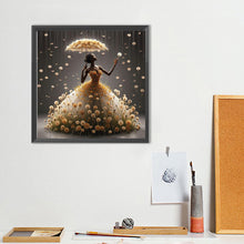 Load image into Gallery viewer, Diamond Painting - Full Round - Dandelion and dancing girl (40*40CM)
