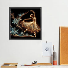 Load image into Gallery viewer, Diamond Painting - Full Round - Lily and dancing girl (40*40CM)
