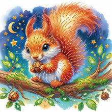 Load image into Gallery viewer, Diamond Painting - Partial Special Shaped - Squirrel (30*30CM)
