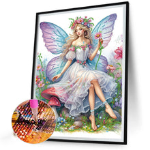 Load image into Gallery viewer, Diamond Painting - Partial Special Shaped - Butterfly girl (30*40CM)
