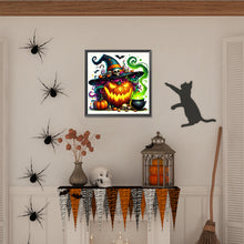 Load image into Gallery viewer, Diamond Painting - Full Round - Pumpkin wizard (40*40CM)
