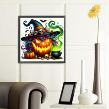 Load image into Gallery viewer, Diamond Painting - Full Round - Pumpkin wizard (40*40CM)
