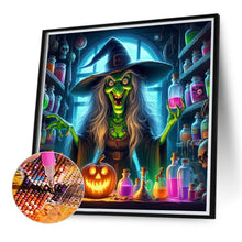Load image into Gallery viewer, Diamond Painting - Full Round - Horror witch refining monster (40*40CM)
