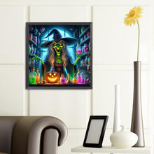 Load image into Gallery viewer, Diamond Painting - Full Round - Horror witch refining monster (40*40CM)
