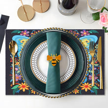 Load image into Gallery viewer, Animal Diamond Painting Placemat Heat Resistant Non-Slip Diamond Art Table Mat
