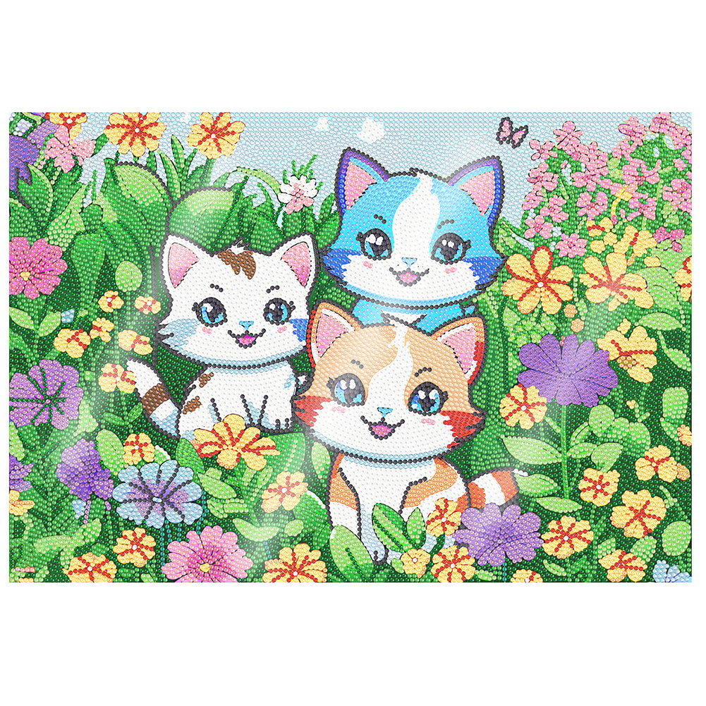 Animal Diamond Painting Placemat Heat Resistant Non-Slip Diamond Art Table Mat