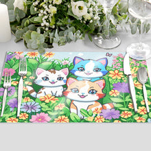 Load image into Gallery viewer, Animal Diamond Painting Placemat Heat Resistant Non-Slip Diamond Art Table Mat
