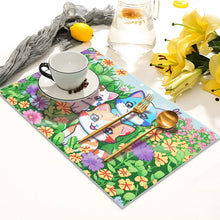 Load image into Gallery viewer, Animal Diamond Painting Placemat Heat Resistant Non-Slip Diamond Art Table Mat
