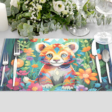 Load image into Gallery viewer, Animal Diamond Painting Placemat Heat Resistant Non-Slip Diamond Art Table Mat
