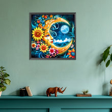 Load image into Gallery viewer, Diamond Painting - Full Round - Crescent flower (30*30CM)
