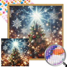 Load image into Gallery viewer, AB Diamond Painting - Full Round - Winter Christmas tree (40*40CM)
