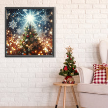 Load image into Gallery viewer, AB Diamond Painting - Full Round - Winter Christmas tree (40*40CM)
