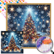 Load image into Gallery viewer, AB Diamond Painting - Full Round - Winter Christmas tree (40*40CM)
