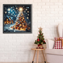 Load image into Gallery viewer, AB Diamond Painting - Full Round - Winter Christmas tree (40*40CM)
